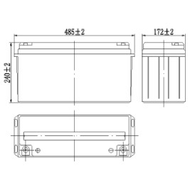 Аккумулятор для ИБП MNB MM 150-12 (12В/150Ач/AGM)