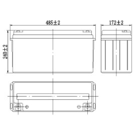 Аккумулятор для ИБП MNB MM 150-12 (12В/150Ач/AGM)