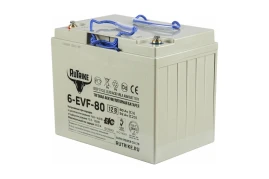 Тяговый аккумулятор RuTrike 6-EVF-80 (12В/80Ач-C3/Gel)