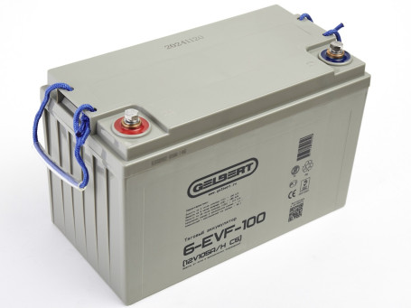 Тяговый аккумулятор Gelbert 6-EVF-100 (12В/105Ач-C5/Gel)