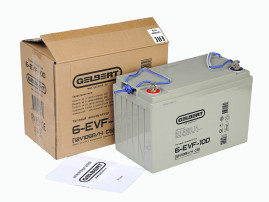Тяговый аккумулятор Gelbert 6-EVF-100 (12В/105Ач-C5/Gel)