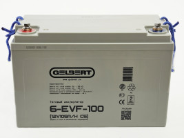 Тяговый аккумулятор Gelbert 6-EVF-100 (12В/105Ач-C5/Gel)