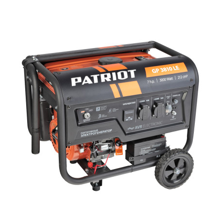 Бензогенератор PATRIOT GP 3810 LE