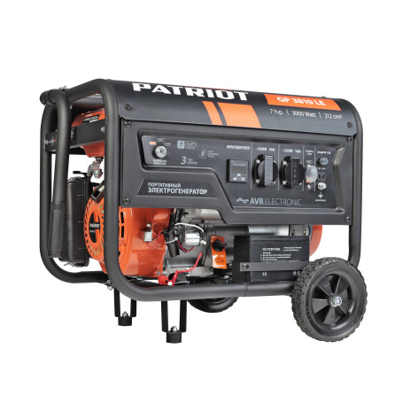 Бензогенератор PATRIOT GP 3810 LE