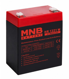 Аккумулятор для ИБП MNB HR 1221 W (12В/5Ач/AGM)