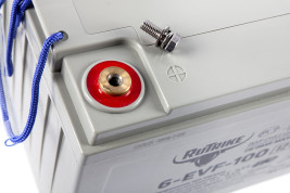 Тяговый аккумулятор RuTrike 6-EVF-100 (12В/100Ач-C3/Gel)