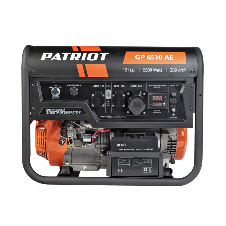 Бензогенератор PATRIOT GP 6510 AE