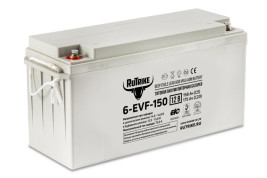 Тяговый аккумулятор RuTrike 6-EVF-150 (12В/150Ач-C3/Gel)