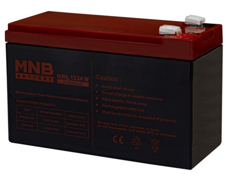 Аккумулятор для ИБП MNB HRL 1234 W (12В/9Ач/AGM)