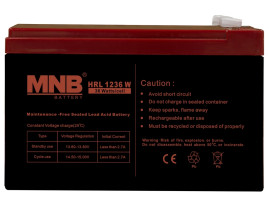 Аккумулятор для ИБП MNB HRL 1236 W (12В/10Ач/AGM)
