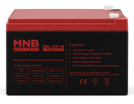 Аккумулятор для ИБП MNB HRL 1251 W (12В/12Ач/AGM)