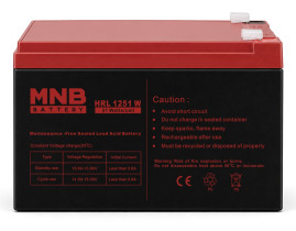 Аккумулятор для ИБП MNB HRL 1251 W (12В/12Ач/AGM)