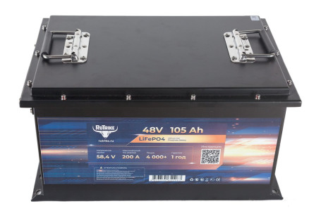 Тяговый аккумулятор RuTrike (24V/105Ah/200A BT/LiFePo4)