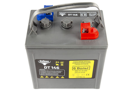 Тяговый аккумулятор RuTrike DT146 (6В/215Ач-C5/Wet)
