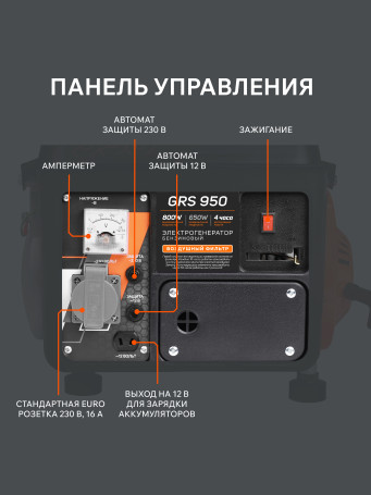 Бензогенератор PATRIOT GRS 950