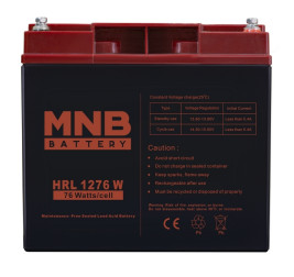Аккумулятор для ИБП MNB HRL 1276 W (12В/18Ач/AGM)