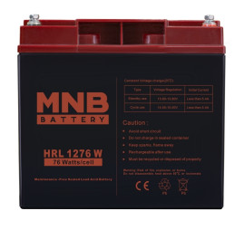 Аккумулятор для ИБП MNB HRL 1276 W (12В/18Ач/AGM)