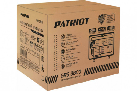 Бензогенератор PATRIOT GRS 3800