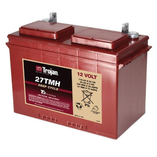Тяговый аккумулятор TROJAN 27TMH (12В/95Ач/Wet)