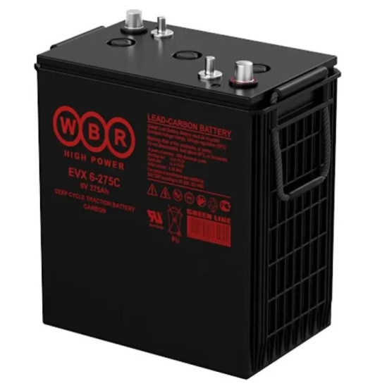 Аккумулятор для ИБП WBR EVX6-275C (6В, 275Ач, AGM+CARBON)