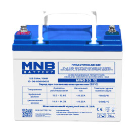 Аккумулятор для ИБП MNB MNG 33-12 (12В/33Ач/GEL)