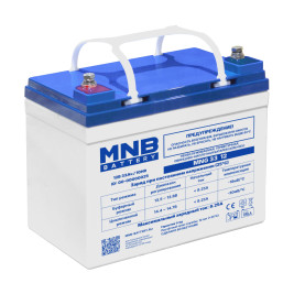 Аккумулятор для ИБП MNB MNG 33-12 (12В/33Ач/GEL)