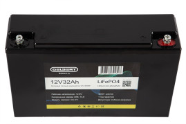 Тяговый аккумулятор Gelbert (12В/32Ач-C5/LiFePo4)
