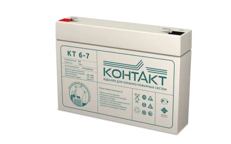 Аккумулятор Контакт КТ 6-7 (6В/7Ач-С20/AGM)