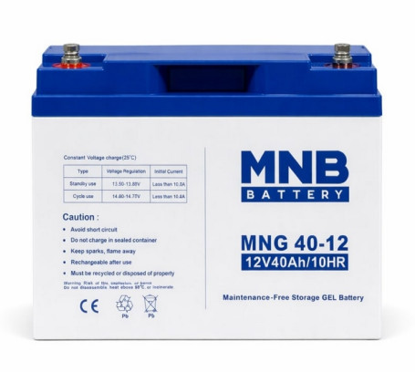 Аккумулятор для ИБП MNB MNG 40-12 (12В/40Ач/GEL)