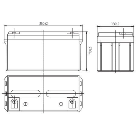 Аккумулятор для ИБП MNB MNG 65-12 (12В/65Ач/GEL)