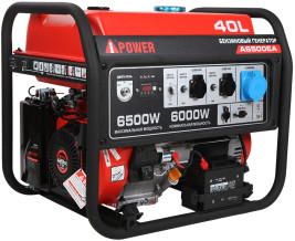Бензогенератор A-iPower A6500EA