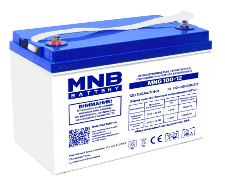 Аккумулятор для ИБП MNB MNG 100-12 (12В/100Ач/GEL)
