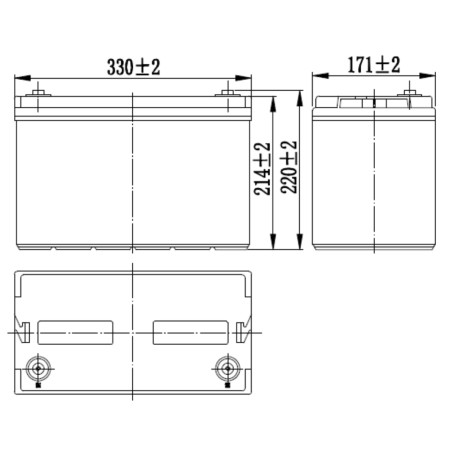 Аккумулятор для ИБП MNB MNG 100-12 (12В/100Ач/GEL)