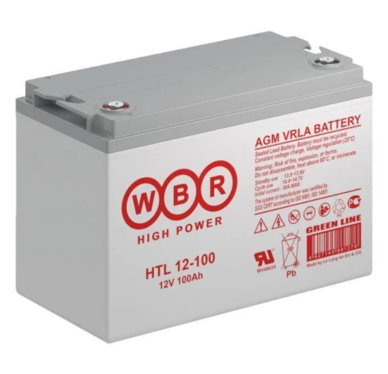 Аккумулятор для ИБП WBR HTL12-100 (12В, 100Ач, AGM)