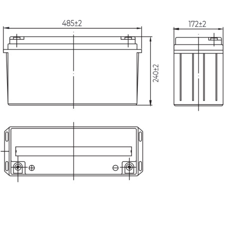 Аккумулятор для ИБП MNB MNG 150-12 (12В/150Ач/GEL)