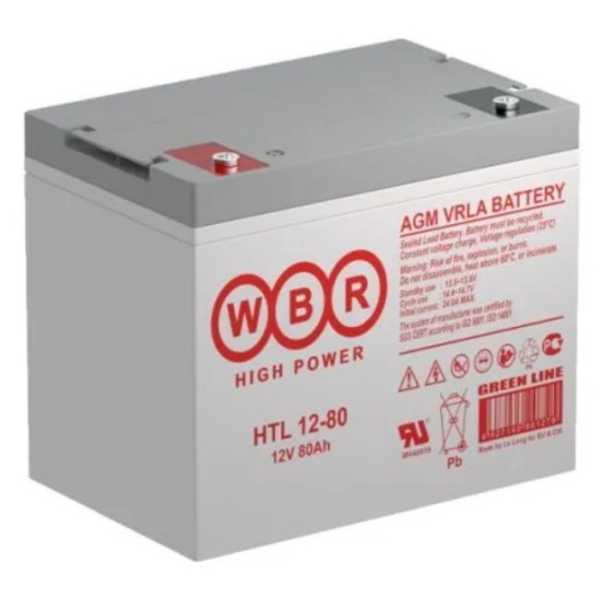Аккумулятор для ИБП WBR HTL12-80 (12В, 80Ач, AGM)