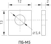 Аккумулятор Контакт КТ 12-17 (12В/17Ач-С20/AGM)