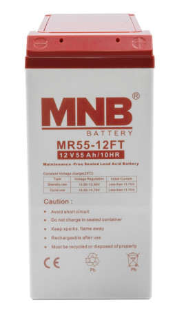 Аккумулятор для ИБП MNB MR 55-12FT (12В/55Ач/AGM)