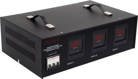 Стабилизатор трехфазный Ресанта АСН-3000/3-ЭМ