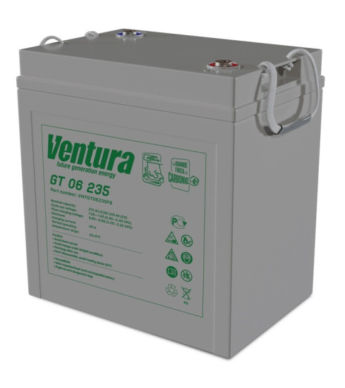 Тяговый аккумулятор Ventura GT 06 235 (6В/235,5Ач/AGM)