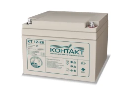 Аккумулятор Контакт КТ 12-26 (12В/26Ач-С20/AGM)