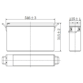 Аккумулятор для ИБП MNB MR 180-12FT (12В/180Ач/AGM)