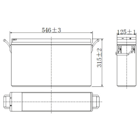 Аккумулятор для ИБП MNB MR 180-12FT (12В/180Ач/AGM)