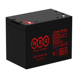 Аккумулятор для ИБП WBR GPLi12.8-100 (12В, 100Ач, LiFePO4)