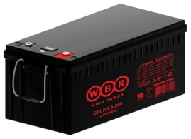 Аккумулятор для ИБП WBR GPLi12.8-200 (12В, 200Ач, LiFePO4)