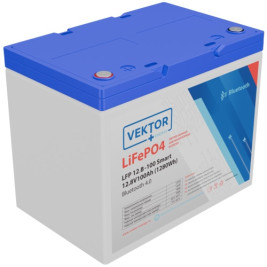 Тяговый аккумулятор VEKTOR ENERGY LFP BLOCK 12.8-100 Smart (12.8В/100Ач/LiFePo4)