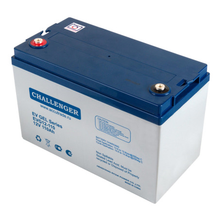 Тяговый аккумулятор Challenger EVG12-110 (12В/94Ач/Gel)