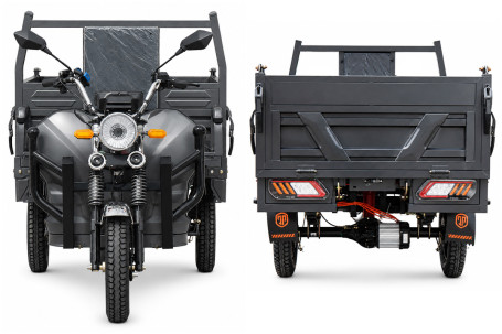 Трицикл грузовой электрический Rutrike D5 1500 (72В, 1500Вт, синий)