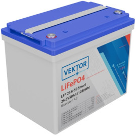 Тяговый аккумулятор VEKTOR ENERGY LFP BLOCK 25.6-50 Smart (25.6В/50Ач/LiFePo4)