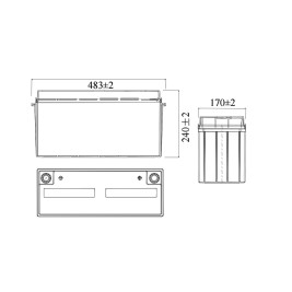 Аккумулятор для ИБП MNB LFP-25.6-100 (25,6В/100Ач/LiFePO4)